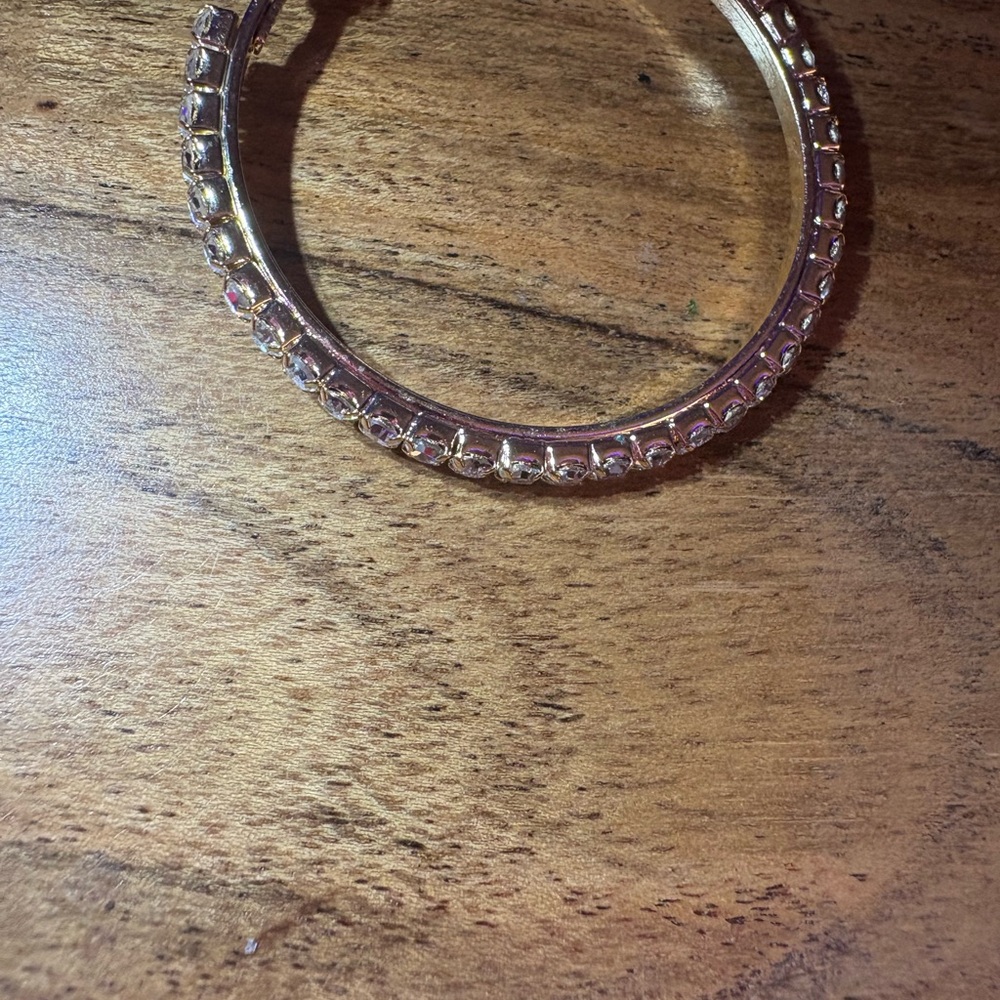 DIAMOND GOLD EARRINGS - Picture 4 of 4